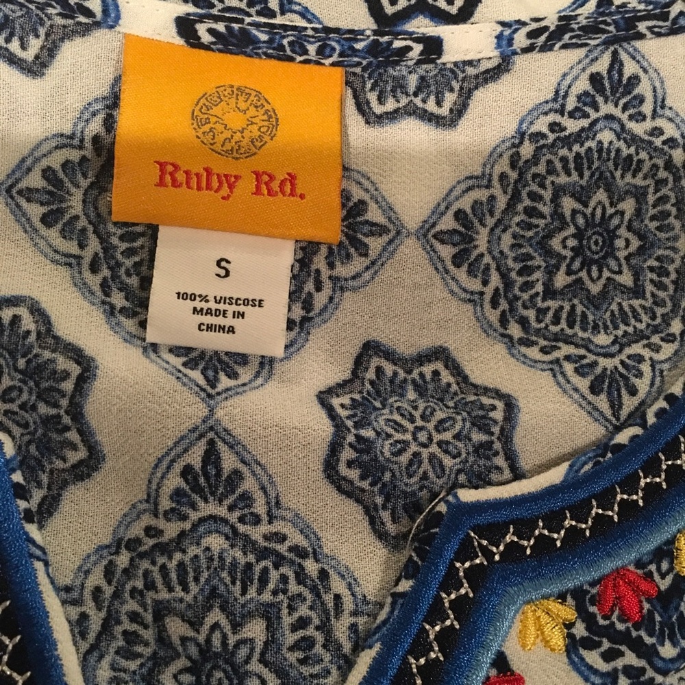 Ruby Rd. Riviera Refresh Top S FREE SHIP - Picture 4 of 4